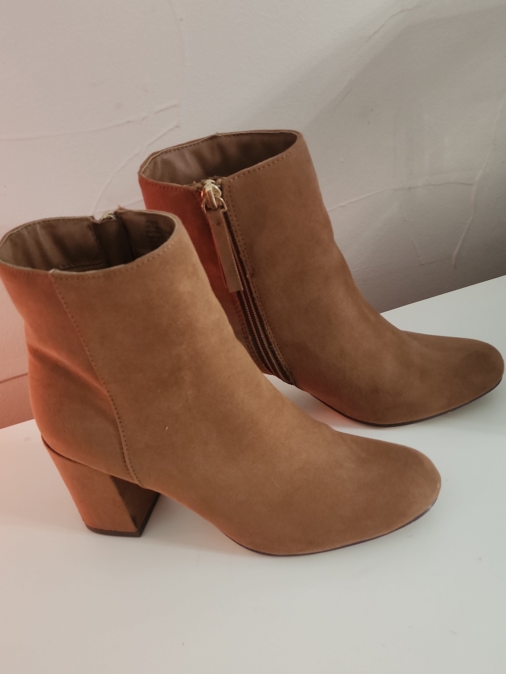 Camel Ankle Boots